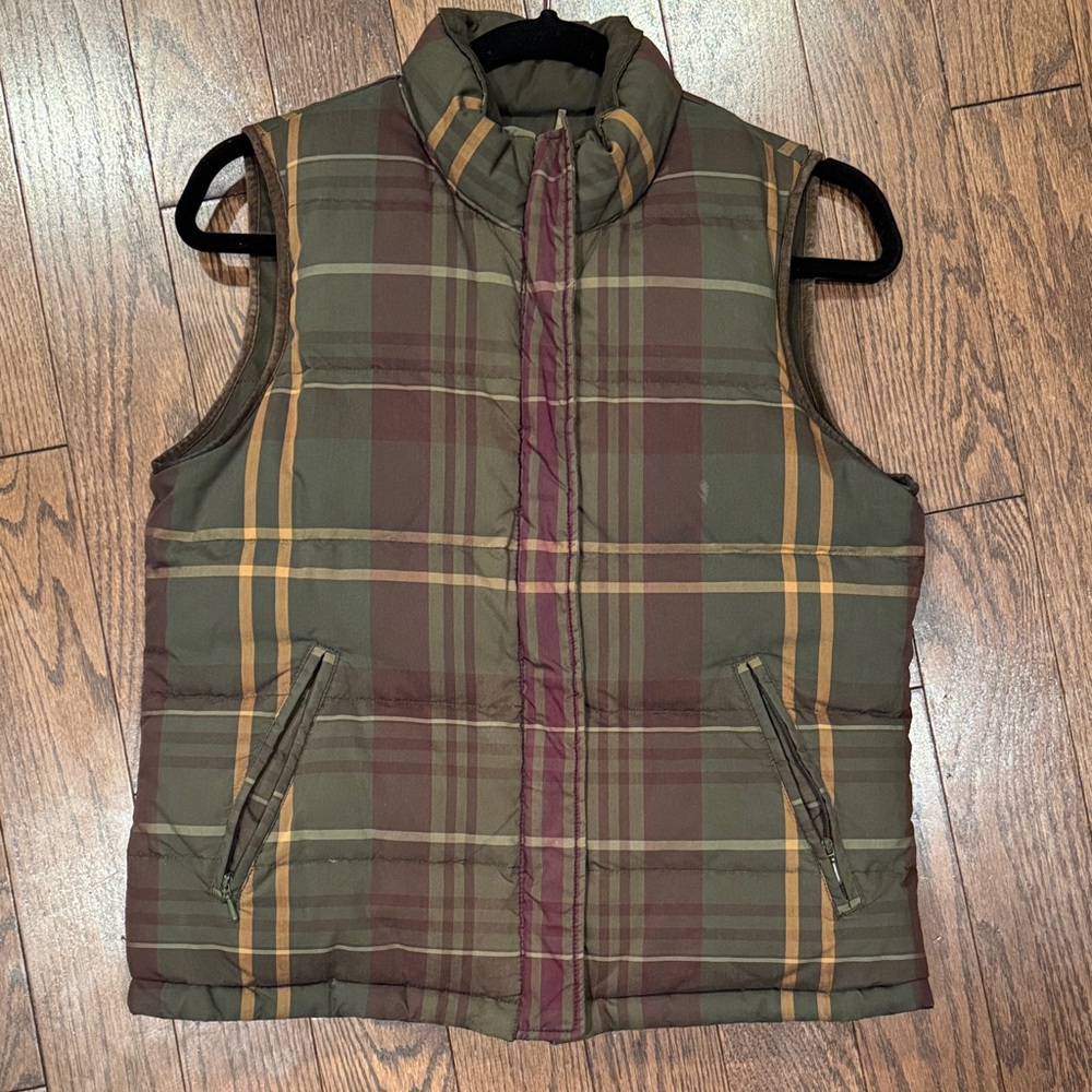 Ralph Lauren Reversible Multicolor Plaid Vest